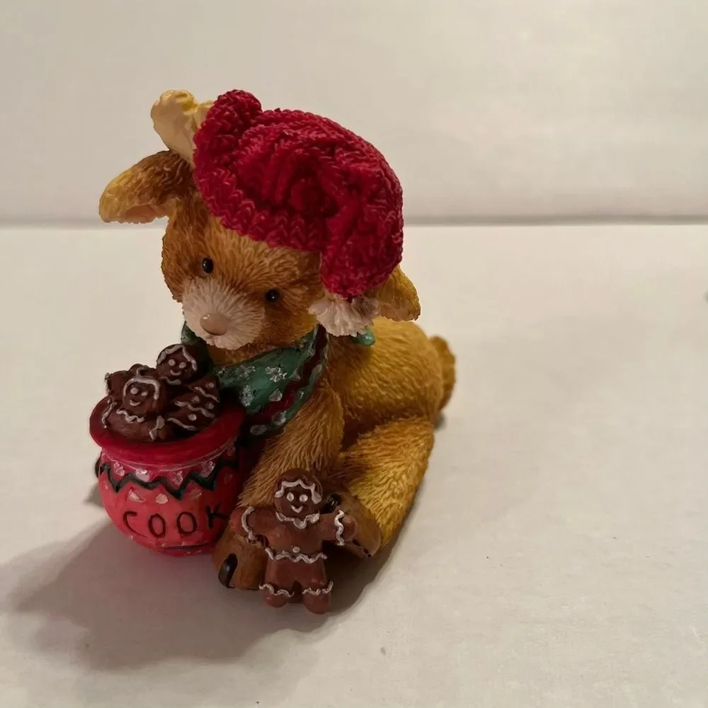 Santa's Special DEERlivery 1994 set of two‎ (2) vintage figurines.